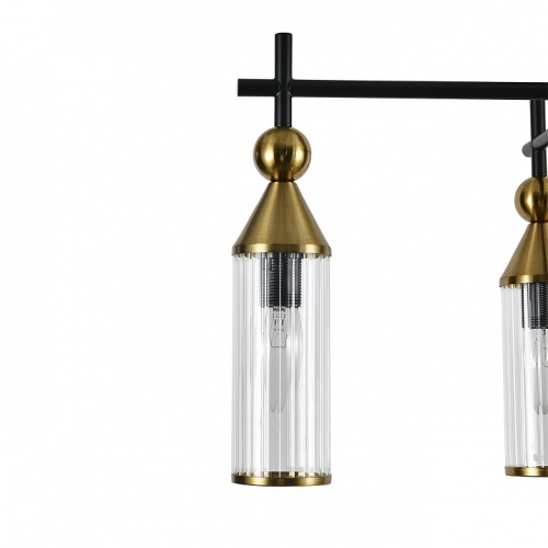 Люстра на штанге Indigo Torazzo 13037/5R Black в Нижнем Новгороде фото 2