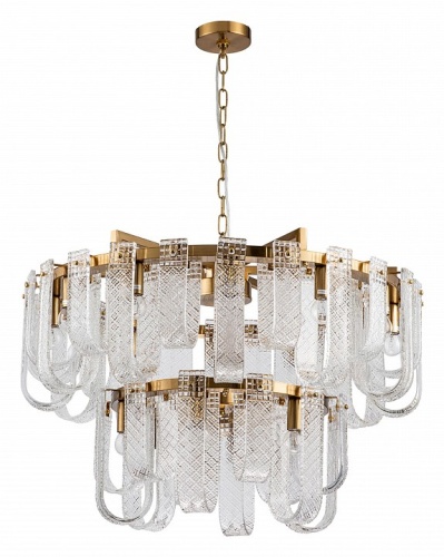 Подвесная люстра Indigo Brina 12027/18P Brass в Нижнем Новгороде фото 6