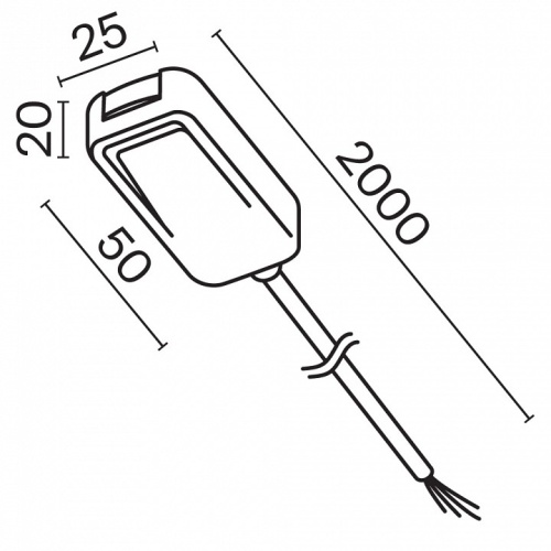 Токопровод концевой Maytoni Accessories for tracks Radity TRA084B-12B-200 в Ермолино фото 6