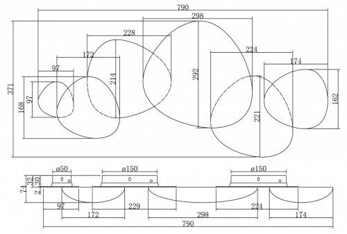 Бра Maytoni Jack-stone MOD314WL-L13N3K в Нижнем Новгороде фото 5