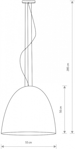 Подвесной светильник Nowodvorski Egg L 10324 в Владивостоке фото 3