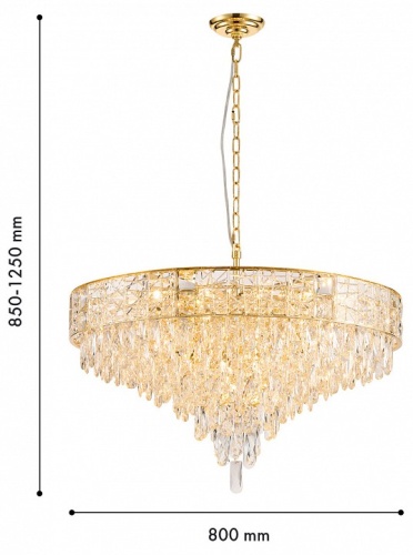 Подвесная люстра Favourite Elysium 4720-18P в Нижнем Новгороде фото 4