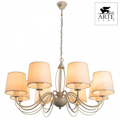 Подвесная люстра Arte Lamp Orlean A9310LM-8WG в Сычевке фото 2