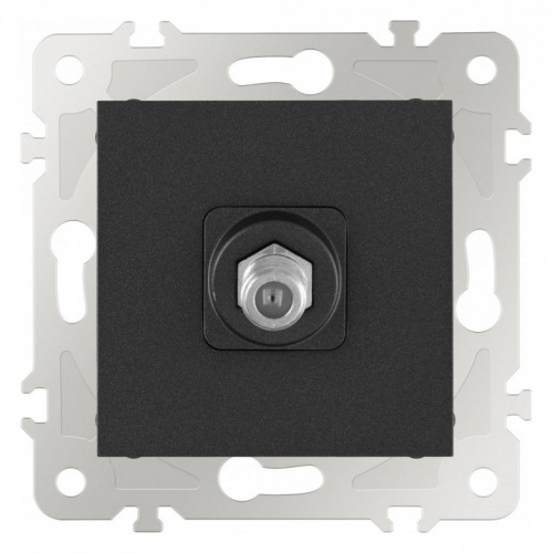 ТВ-розетка без рамки Arte Milano am-203 203.42-1.black в Нижнем Новгороде