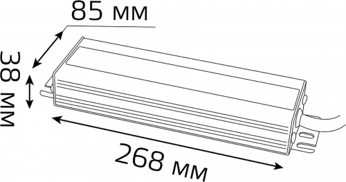 Блок питания с проводом Gauss  202022400 в Нижнем Новгороде фото 2