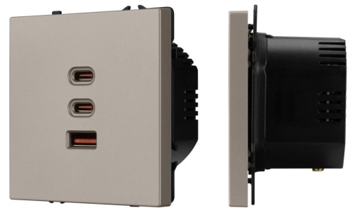 Механизм розетки 2хUSB type A и C Arlight NOBE 061835 в Нижнем Новгороде