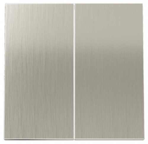 Клавиши для выключателя двухклавишного Voltum S70 METAL VLSM000311 в Нижнем Новгороде