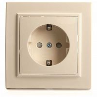 Розетка с заземлением и со шторкой Stekker Эрна 39236 в Нижнем Новгороде