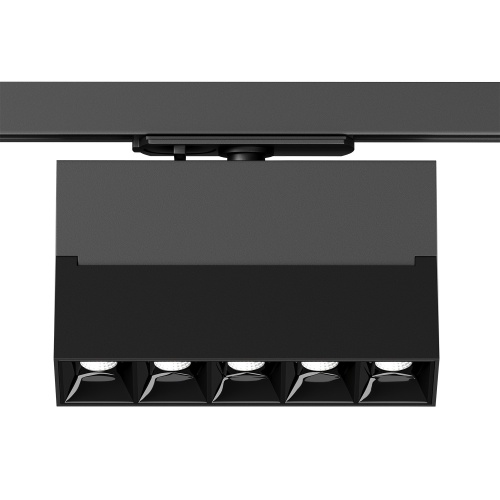 DK6446-BK Поворотный однофазный трековый светильник EDDER со светодиодом L136mm 220V 10W 30° 4000K IP20 черный алюминий в Звенигороде фото 4