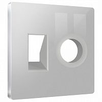 Накладка для ТВ-розетки и RJ-11 или RJ-45 Ambrella Volt ALFA AP4125 в Нижнем Новгороде