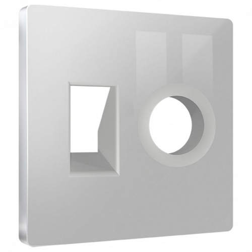 Накладка для ТВ-розетки и RJ-11 или RJ-45 Ambrella Volt ALFA AP4125 в Нижнем Новгороде
