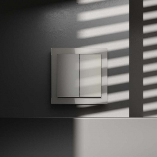 Переключатель перекрестный двухклавишный без рамки Voltum S70 VLS020504 в Нижнем Новгороде фото 5