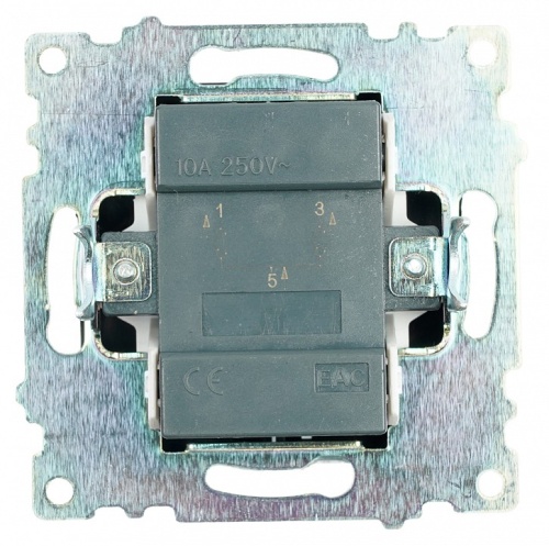 Выключатель двухклавишный с подсветкой без рамки Stekker Катрин 39607 в Нижнем Новгороде фото 5