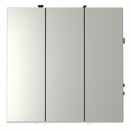 Выключатель трехклавишный без рамки Voltum S70 VLS030105 в Нижнем Новгороде фото 4