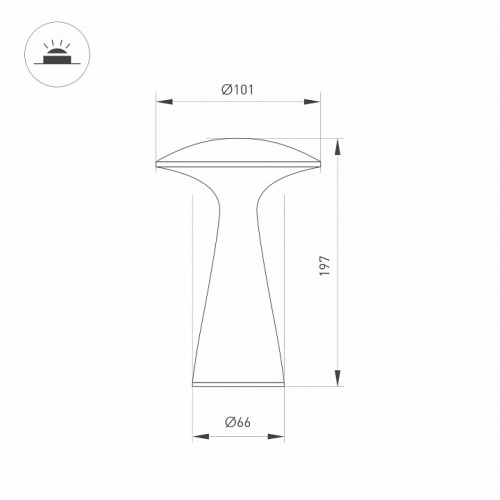 Настольная лампа декоративная Arlight SP-COLLADA 044361 в Нижнем Новгороде фото 4