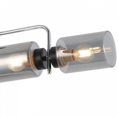 Люстра на штанге ILLUMICO  IL8249-6COU-79 BK CR в Нижнем Новгороде фото 2