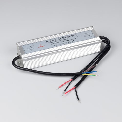 Блок питания ARPV-LG12350-PFC-A (12V, 29.0A, 350W) (Arlight, IP67 Металл, 5 лет) в Касимове фото 2