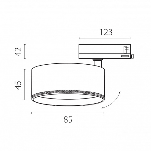 Светильник на штанге Lightstar Alta Pro A5546QT в Нижнем Новгороде фото 2