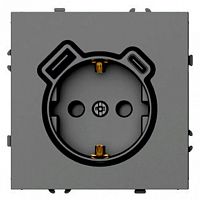 Розетка с заземлением и со шторкой и 2хUSB type A и C, без рамки Stekker Эмили 50219 в Нижнем Новгороде