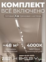 Комплект трековый Hesby Lighting Skylite №5 HSBL_kompl_S005_VI4W4K в Нижнем Новгороде