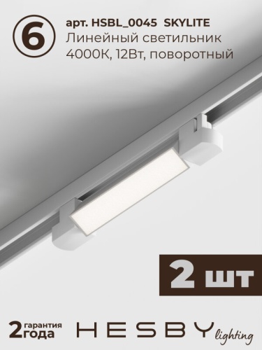 Комплект трековый Hesby Lighting Skylite №1 HSBL_kompl_S001_NI3W4K в Нижнем Новгороде фото 4