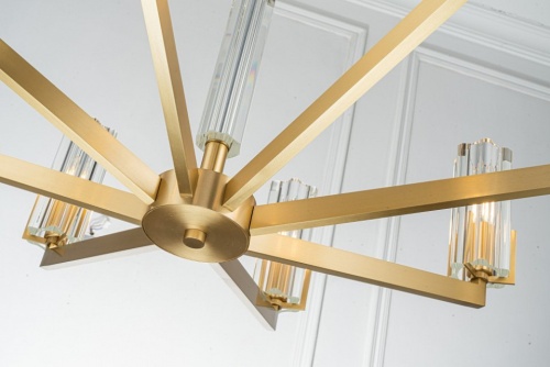 Подвесная люстра Belfast Malone 6035-8 BR CL в Нижнем Новгороде фото 7