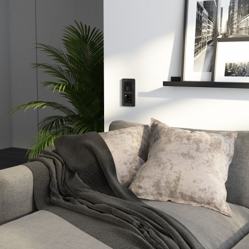 Рамка на 2 поста Werkel Elite (черный, стекло) W0022448 в Нижнем Новгороде фото 3