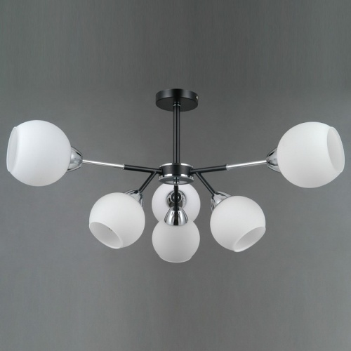 Люстра на штанге ILLUMICO LIBRA IL0715-6CSQ-24 BK CR LIBRA в Нижнем Новгороде