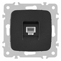 Розетка телефонная RJ-11 без рамки Arte Milano am-205 205.51-1.black в Нижнем Новгороде