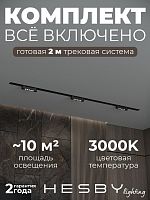 Комплект трековый Hesby Lighting Skylite №9 HSBL_kompl_S009_VI2B3K в Нижнем Новгороде