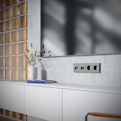 ТВ-розетка и розетка Ethernet RJ-45 без рамки Voltum S70 VLS060706 в Нижнем Новгороде фото 7