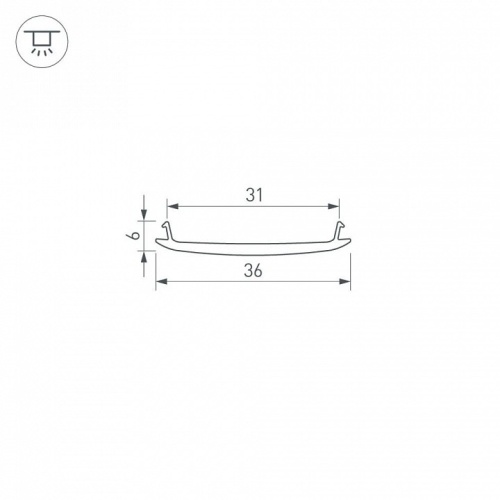 Рассеиватель Arlight  045380 в Нижнем Новгороде фото 2