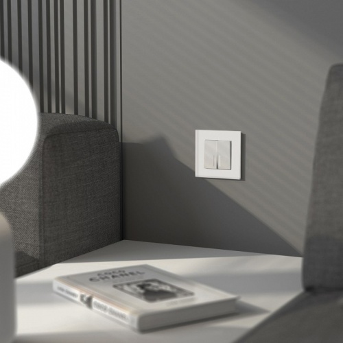 Рамка на 1 пост Werkel Senso (белый, стекло soft-touch) W0013101 в Нижнем Новгороде фото 3