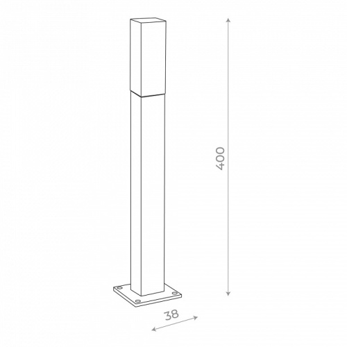 Наземный низкий светильник ST-Luce SL101 SL101.405.01 в Нижнем Новгороде фото 2