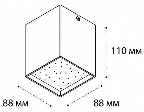 Накладной светильник Italline DL 3028 DL 3028 black 3000K в Бородино фото 2