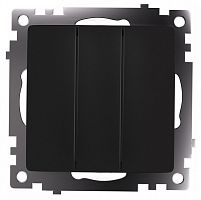 Выключатель трехклавишный без рамки Stekker Катрин 49172 в Нижнем Новгороде