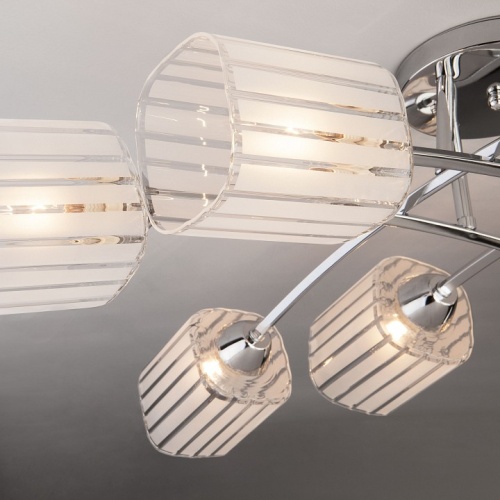 Люстра на штанге Eurosvet Ruby 30125/8 хром в Нижнем Новгороде фото 2