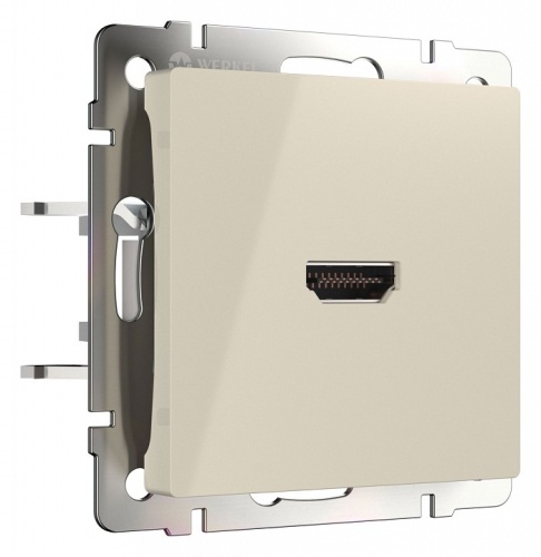 Розетка HDMI без рамки Werkel слоновая кость W1186003 в Нижнем Новгороде