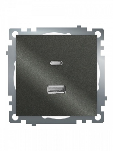 Розетка 2хUSB type A и C без рамки Stekker Катрин 50052 в Нижнем Новгороде фото 10