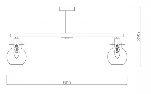 Люстра на штанге Freya Circle FR5183PL-08G в Чебоксарах фото 3