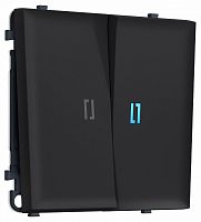 Выключатель проходной двухклавишный с подсветкой без рамки Ambrella Volt MS MS984040 в Нижнем Новгороде