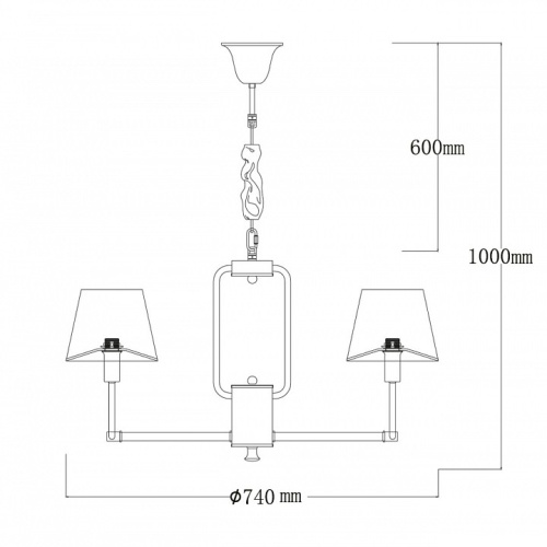 Подвесная люстра MW-Light София 10 355014608 в Белово фото 2