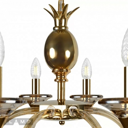 Подвесная люстра iLamp Flo YT2049-8 GD+COG в Нижнем Новгороде фото 3