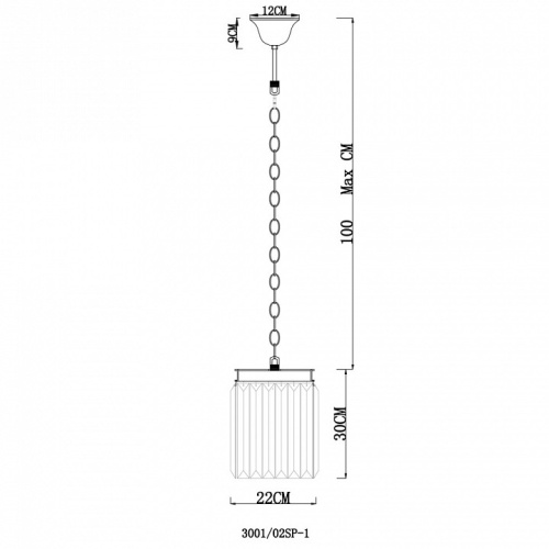 Подвесной светильник Divinare Nova 3001/02 SP-1 в Нижнем Новгороде фото 2
