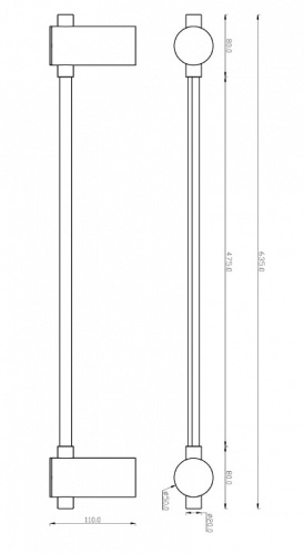 Накладной светильник Maytoni Rotta MOD413WL-L6G3K в Иланском фото 3