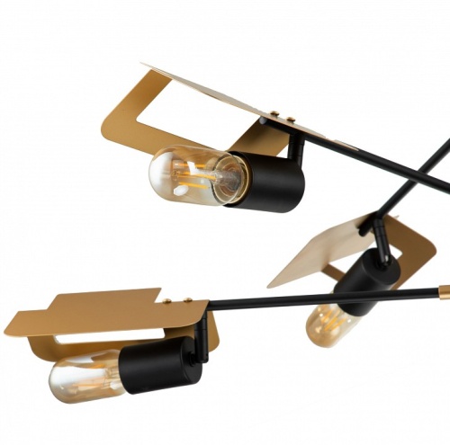 Люстра на штанге Indigo Severo 10004/6R Black в Нижнем Новгороде фото 2