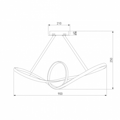 Подвесной светильник Eurosvet Kink 90174/1 сатин-никель в Нижнем Новгороде фото 3