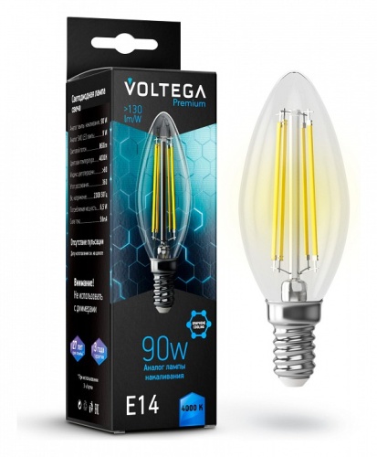 Лампа светодиодная Voltega Candle 9W Graphene E14 7Вт 4000K 7135 в Саратове