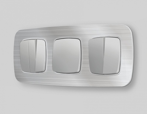 Клавиши для выключателя трехклавишного Ambrella Volt OMEGA OP4050 в Нижнем Новгороде фото 2