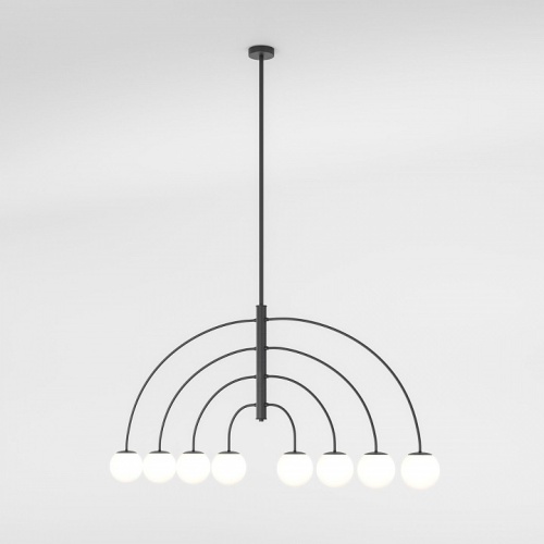 Люстра на штанге Eurosvet Cenacolo 30179/8 черный в Нижнем Новгороде фото 4